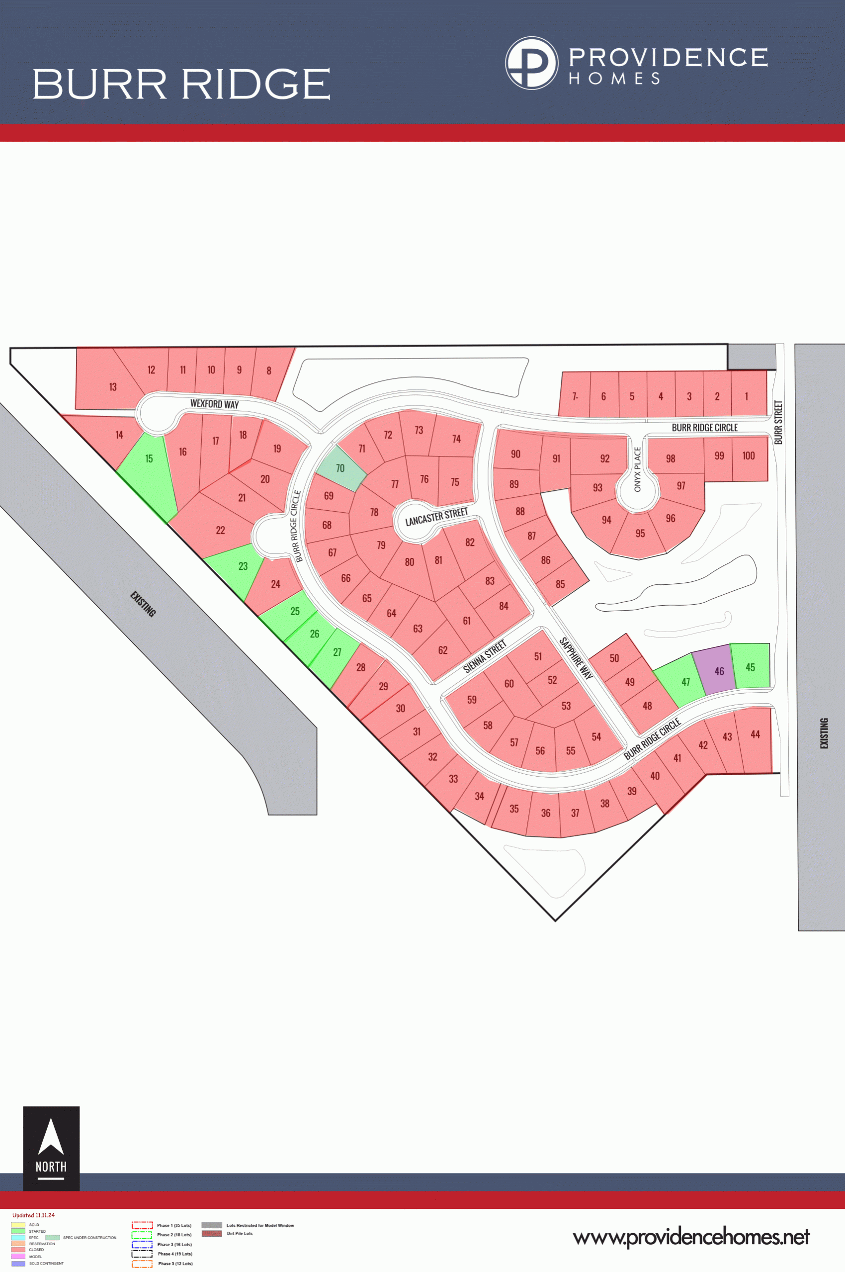 Burr Ridge - Lot Status Map_1