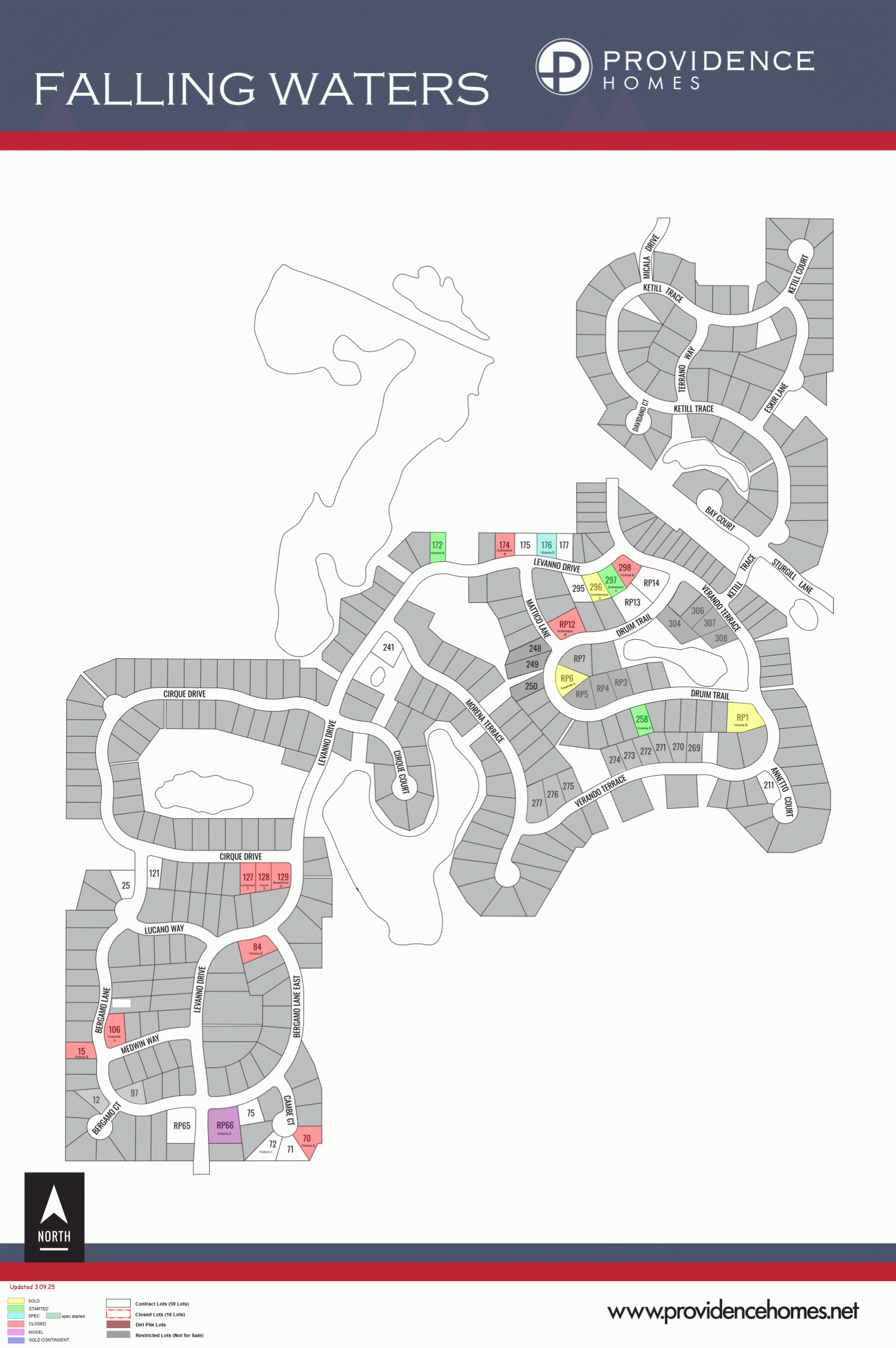 Falling Waters - Lot Status Map_1