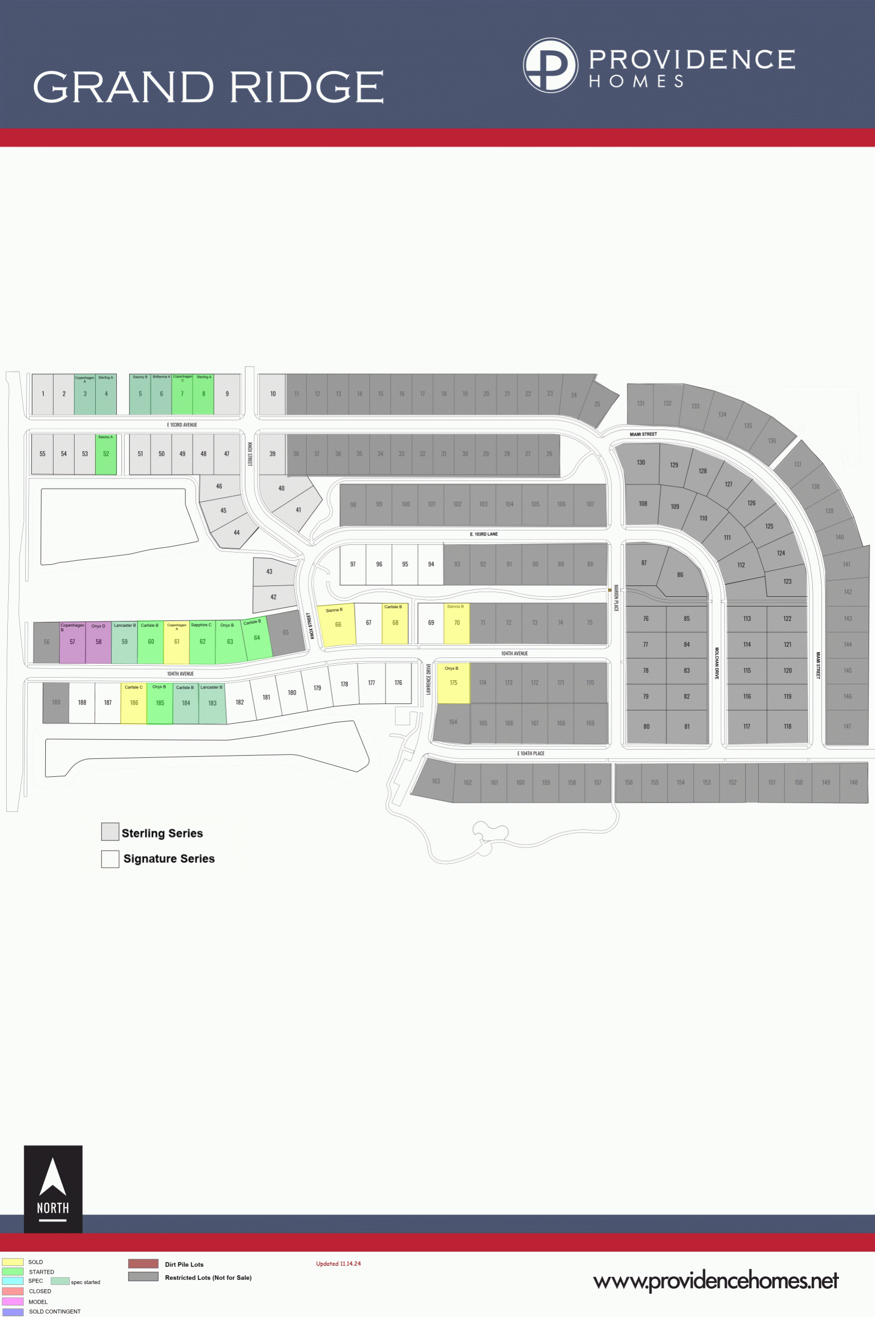 Grand Ridge - Lot Status Map_1