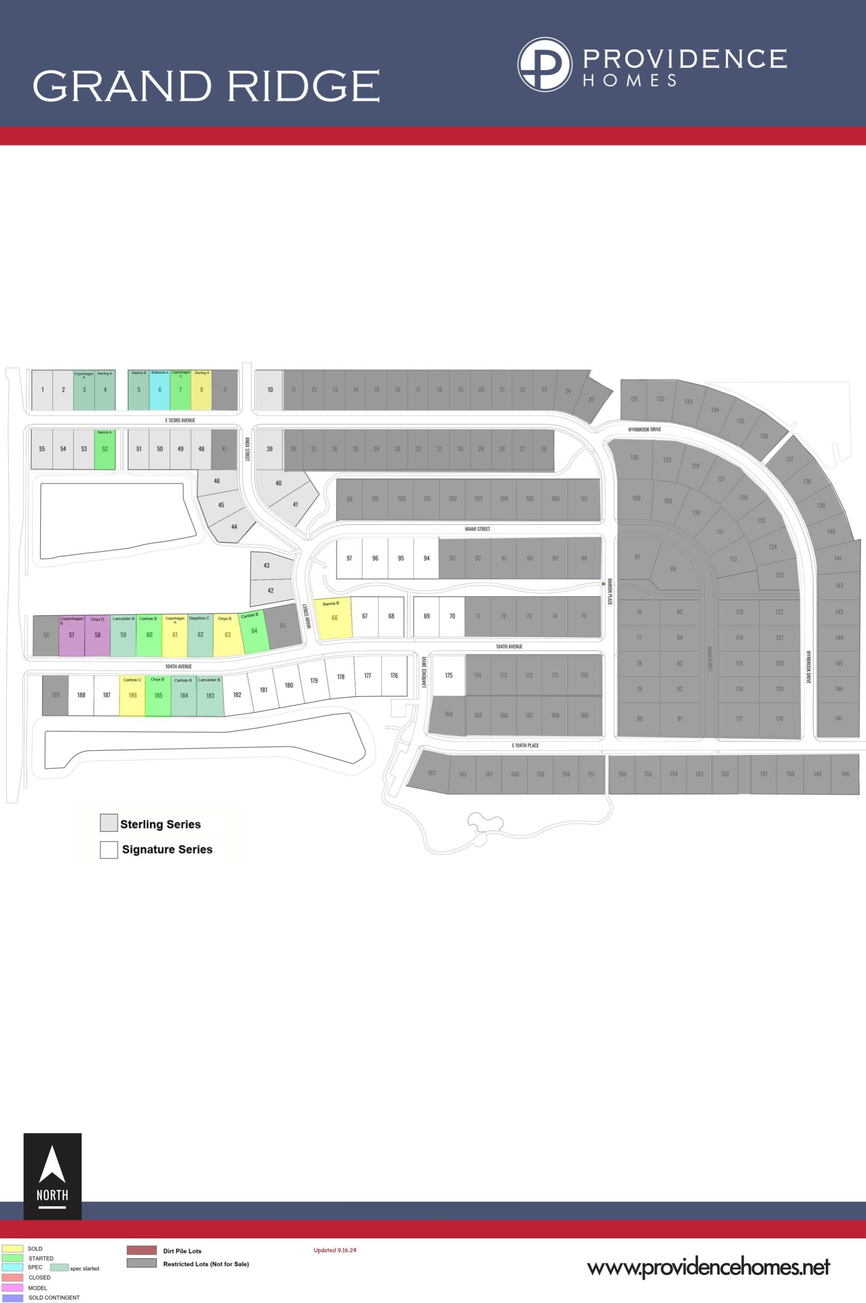 Grand Ridge - Lot Status Map_1