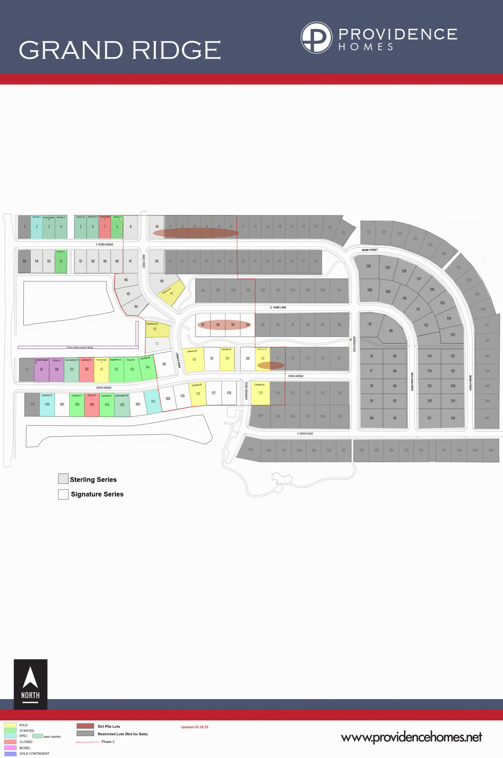 Grand Ridge - Lot Status Map_1