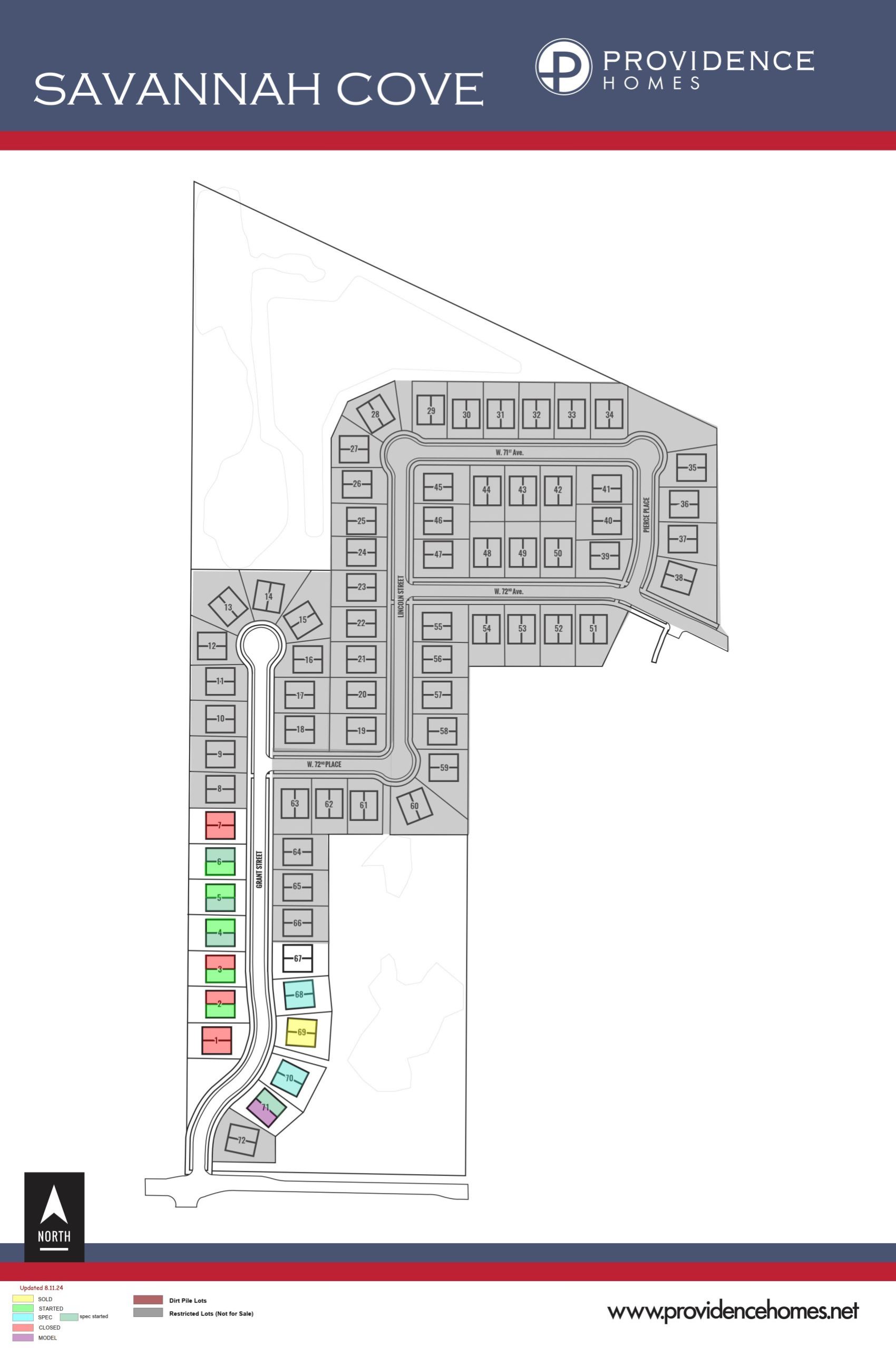 Savannah Cove - Lot Status Map_1