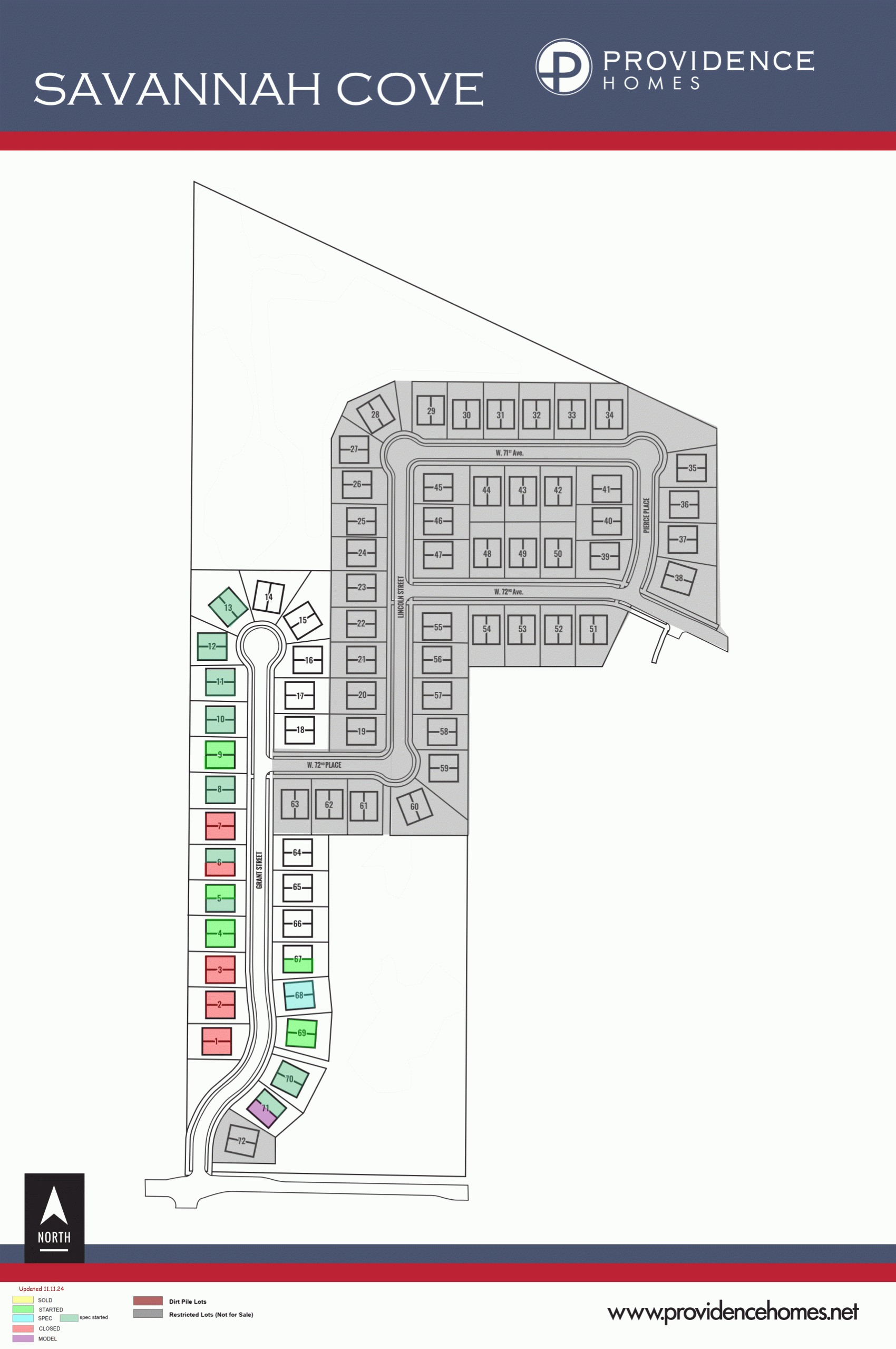 Savannah Cove - Lot Status Map_1